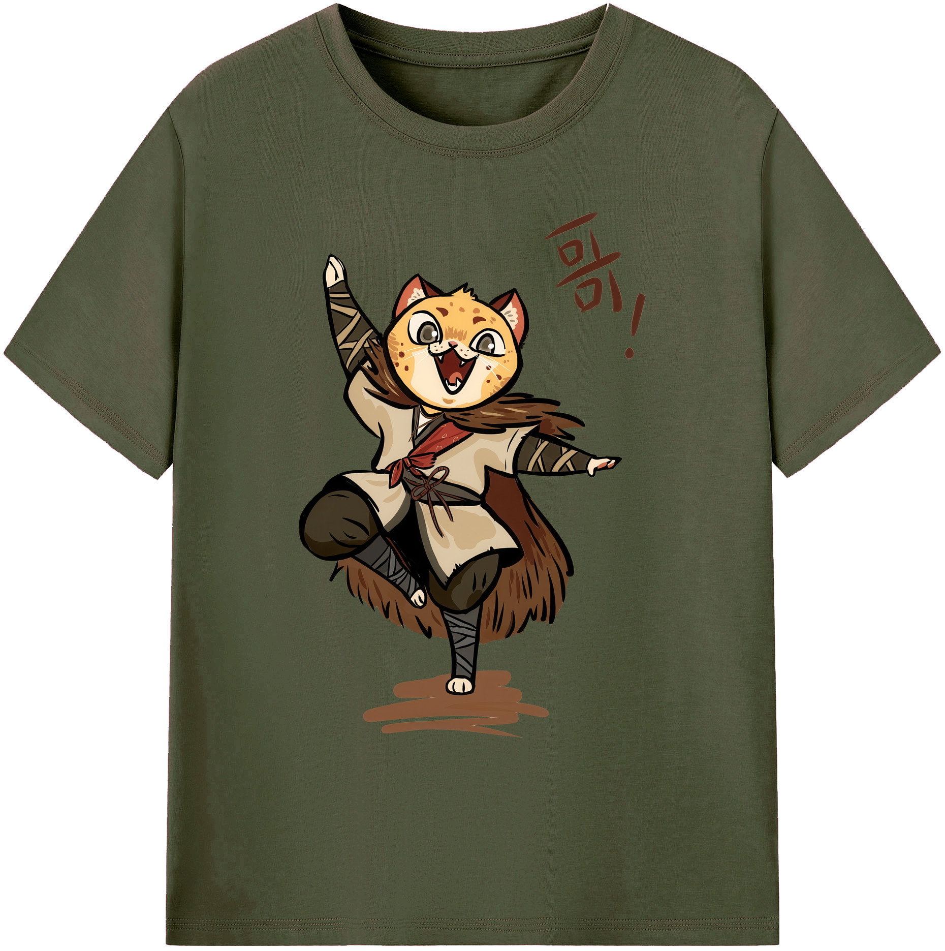 （画像用） Ne Zha 2 ナタ 魔童の大暴れ 綿100％ メンズ半袖Tシャツ｜肌触りやわらか＆通気性